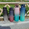 1 Liter Large Capacity Sports Water Bottle Leak Proof Colorful Plastic Cup Drinking Outdoor Travel Portable Gym Fitness Jugs