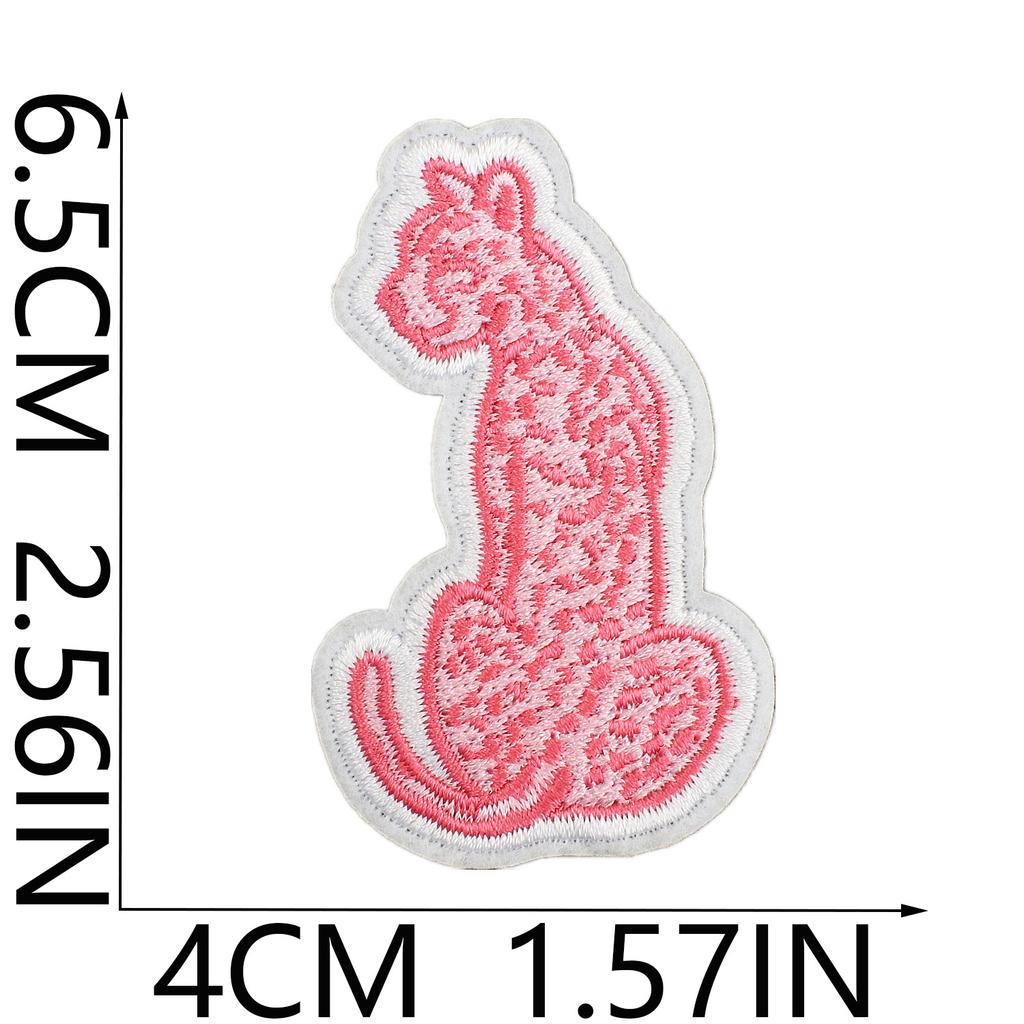 Pink Love Letter Embroidery Cloth Sticker Cartoon Sunflower Patch Sticker Bag Decoration Blue Smiley Face Embroidery Label