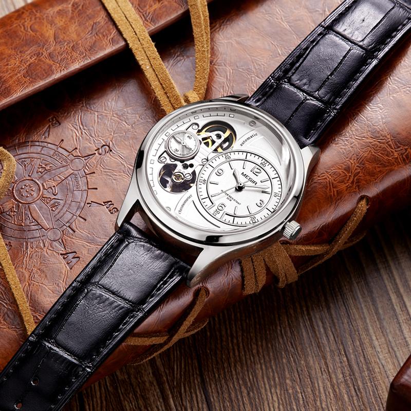 Megir Originální pánské hodinky Top Značka Luxusní Quartz Hodinky Relogio Masculino Kožené Vojenské Hodinky Hodiny Pánské Erkek Kol Saati 2017