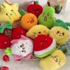 Entzückende Frucht-Schlüsselanhänger Plüschtiere Puppen Hochzeitskonfetti Mädchen-Taschenanhänger Schultaschen Weiche Kuscheltiere Für Alle Altersgruppen
