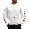 Men's And Women's Casual Christmas Printed Long-sleeved, Fleece Thick And Warm Round-neck Sweatshirts