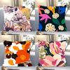 Colorful Flowers Pillow Case Square Pillow Bedroom Sofa Leisure Comfort Cushion Car Living Room Home Decoration 40X40