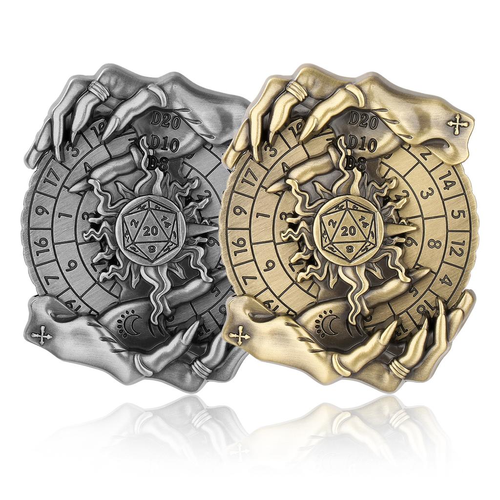 Creative Magic Hand Spinner Dice Rotating Roller Entertainment Role Play Gaming Accessory