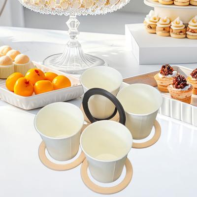 Portabevande Pieghevole Farfalla Portabicchieri a 4 Posti Portabicchieri Riutilizzabile Portabicchieri Portatile per Caffè Tè Birra Feste