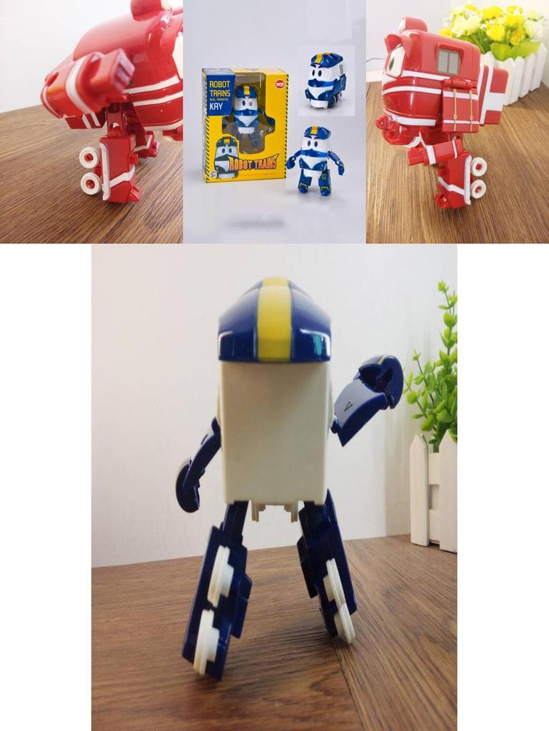 Robot Trains Rt Kay Transformer Train Figure Korean Animation Toy For Kids