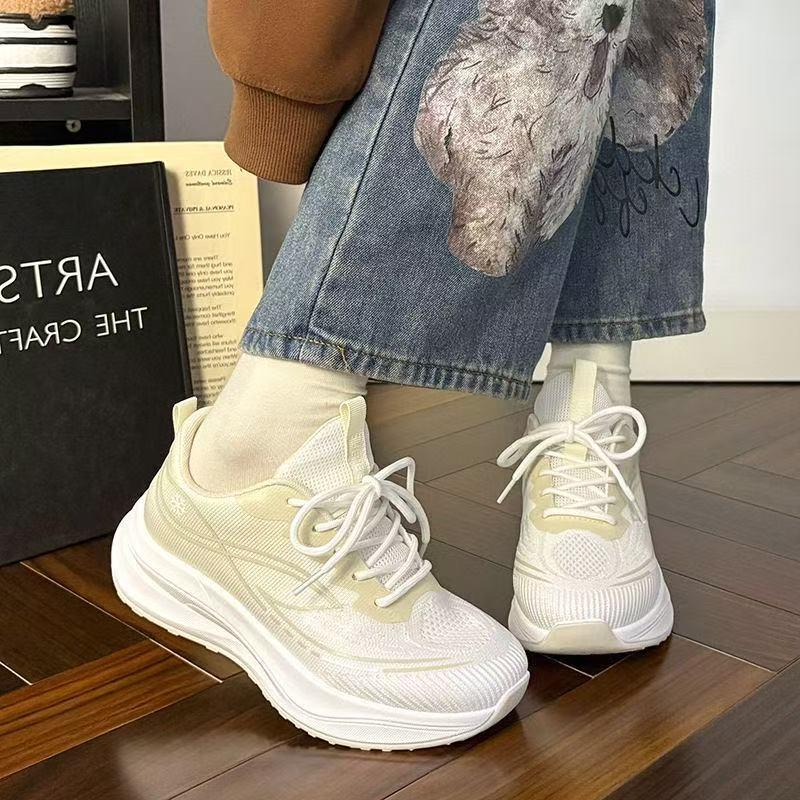 Women's Lightweight Breathable Mesh Sneakers - Soft Sole Casual Running Shoes for Summer