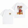 Unisexs Clothing New 100 Cotton Breathable Summer TShirt One Piece Luffy Print Casual Streetwear Unisexs Tops