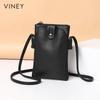 VINEY Women's Leather Mini Crossbody Bag