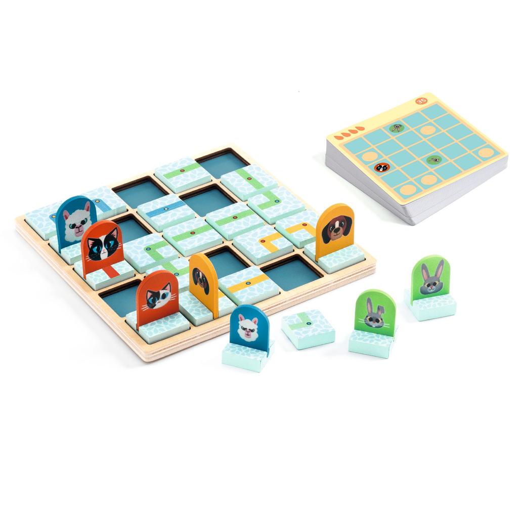 Djeco Path Path Logic Board Game (Recommended for Ages 5+)
