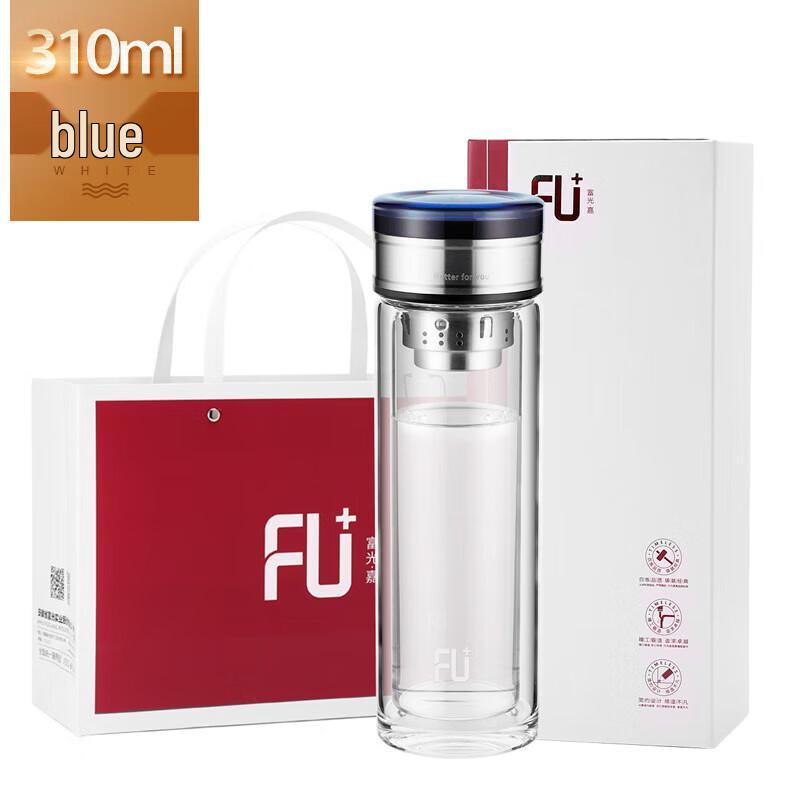 

Fuguang Crystal Double-Layer Glass Water Bottle