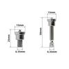 Ensemble de 2 embouts de tournevis Ph2 25 mm + 3 embouts 50 mm pour plaques de plâtre, panneaux de bois, limiteur de profondeur, embouts cruciformes, têtes cruciformes non magnétiques