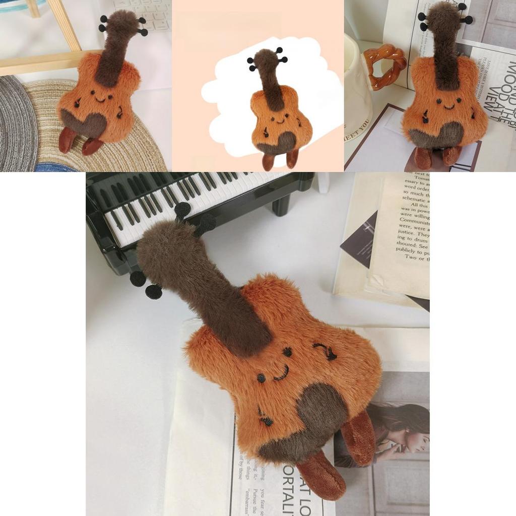 Kulturelles Plüsch-Geigen-Dekor-Spielzeug mit PP-Baumwolle für Musikliebhaber