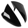 1 Pair Left Right Rearview Mirror Cover Trim Side Door Mirror Guard Replacement for Ford Mondeo 13‑20