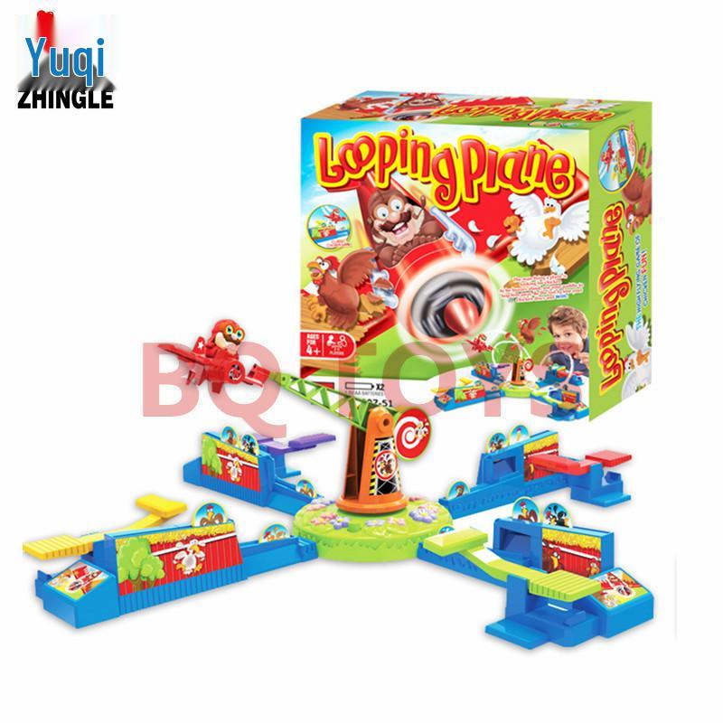 

Fun & Playful 2-4 Player Electric Airplane Chicken Thief Table Game