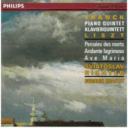

CD CSAR FRANCK, FRANZ LISZT - SVIATOS - Piano Quintet / Klavierquintett / P 4321422 Philips Classic 1991 Germany Classical Used