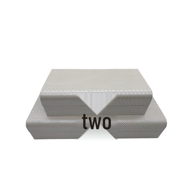 European Luxury Leather Jewelry Display Box for Home & Hotel