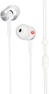 Sony Wired Earphones White W MDR-EX155 In-Ear, MDR-EX155