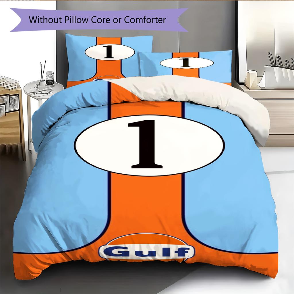 Cartoon Pattern Bedding Quilt Set Quilt Cover Pillowcase Home Decoration Birthday Gift (1 * duvet cover + 2 * pillowcase, without core)