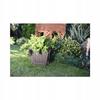 Madera square brown imitation wood flowerpot 31 cm
