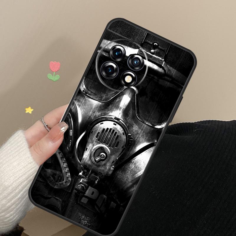 Skull Gas Mask Cover For OnePlus Nord CE 4 2 3 Lite N20 N30 9 10 Pro 8T 9RT 10T 10R 12R 13R 11 12 13 Case