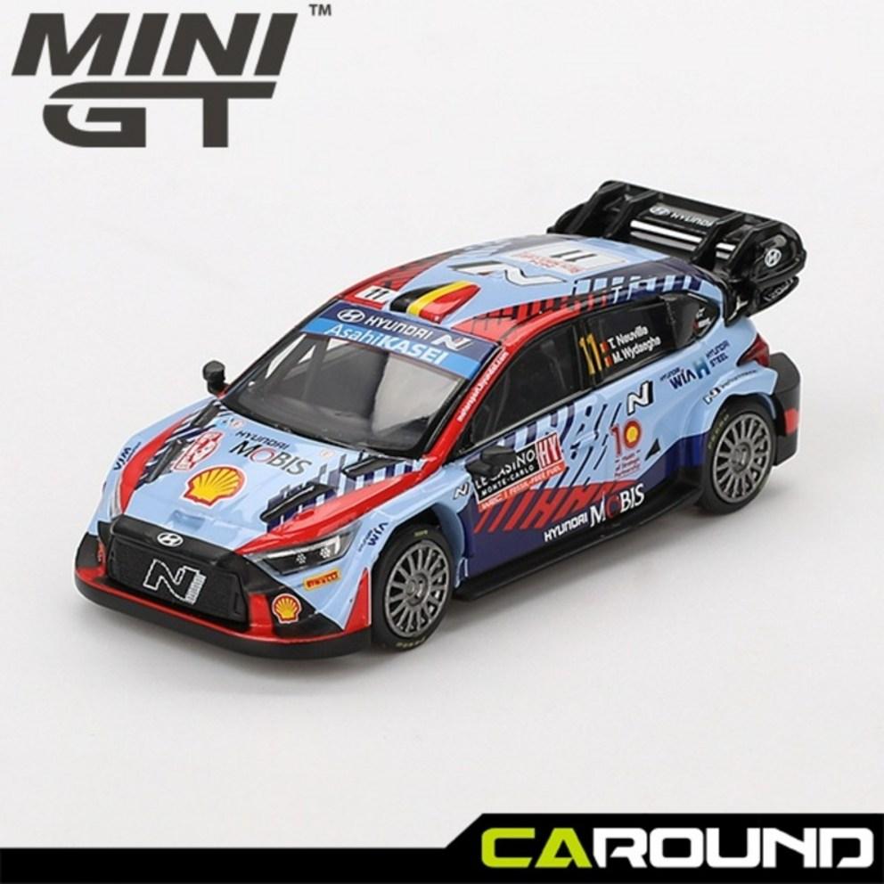 МИНИ ГТ (+871) 1:64 Hyundai i20 N Rally1 Гибрид №. 11 - Победитель Ралли Монте-Карло 2024