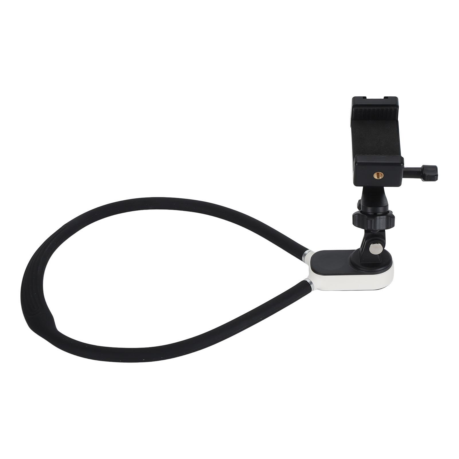 

Крепление на шею регулируемое мягкое силиконовое магнитное ожерелье держатель для экшн-камеры мобильного телефона
