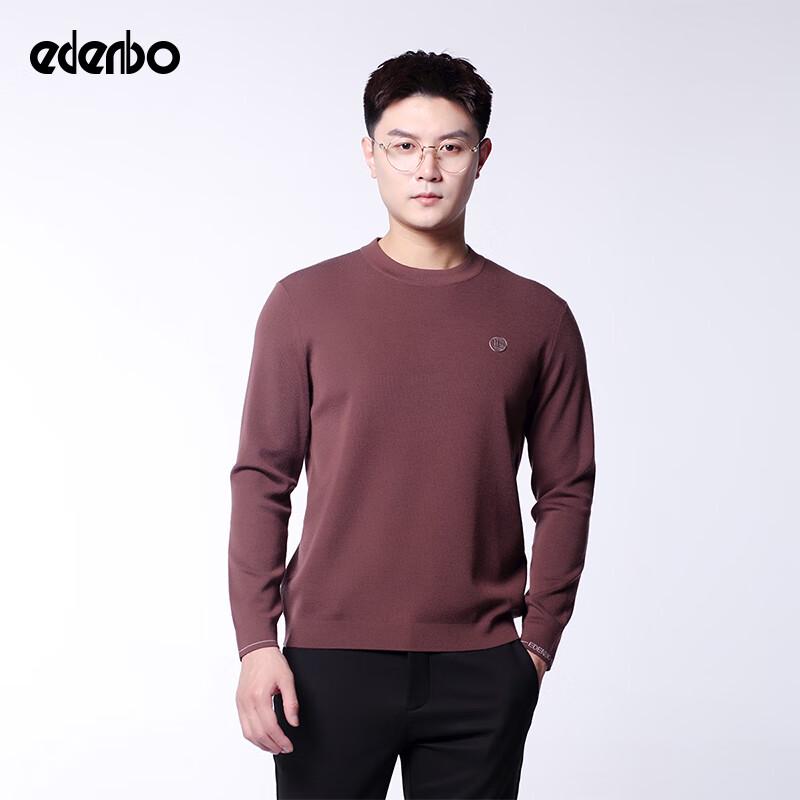 

Edenbo Men s Long Sleeve Round Neck Wool Blend Sweater 3XL 185