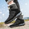 Mode Winter Outdoor Neu Herren Schneestiefel Herren High-Top Sportschuhe Mode Freizeitschuhe Fell Baumwolle Warm Bequem Leicht 38-44