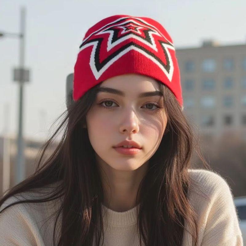 Unisex Knitted Beanie Soft Acrylic Warm Daily Casual Hip Hop Hat Good Stretch Y2K Cap for Men And Women Winter Autumn