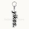Lil Peep Rapper Acrylic Key Chain Pendant Key Ring Crybaby Hellboy Love Yikes Keychains Keyring for Bag Pendant Jewelry Gifts