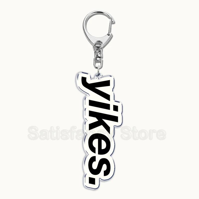 Lil Peep Rapper Acrylic Key Chain Pendant Key Ring Crybaby Hellboy Love Yikes Keychains Keyring for Bag Pendant Jewelry Gifts