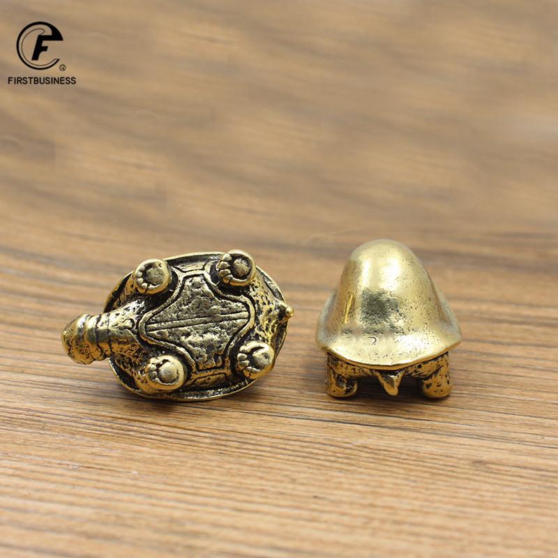 Heavy Brass Mini Turtle Figurines Tortoise Statue Home Desktop Ornament Office Decor Fish Tank Accessories Artificial Landscape