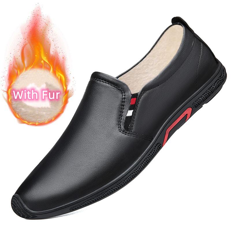 Stylish Male Wedding Shoes Genuine Leather Men Casual Shoes Comfortable Mens Loafers Moccasins Breathable Slip On Driving Shoes