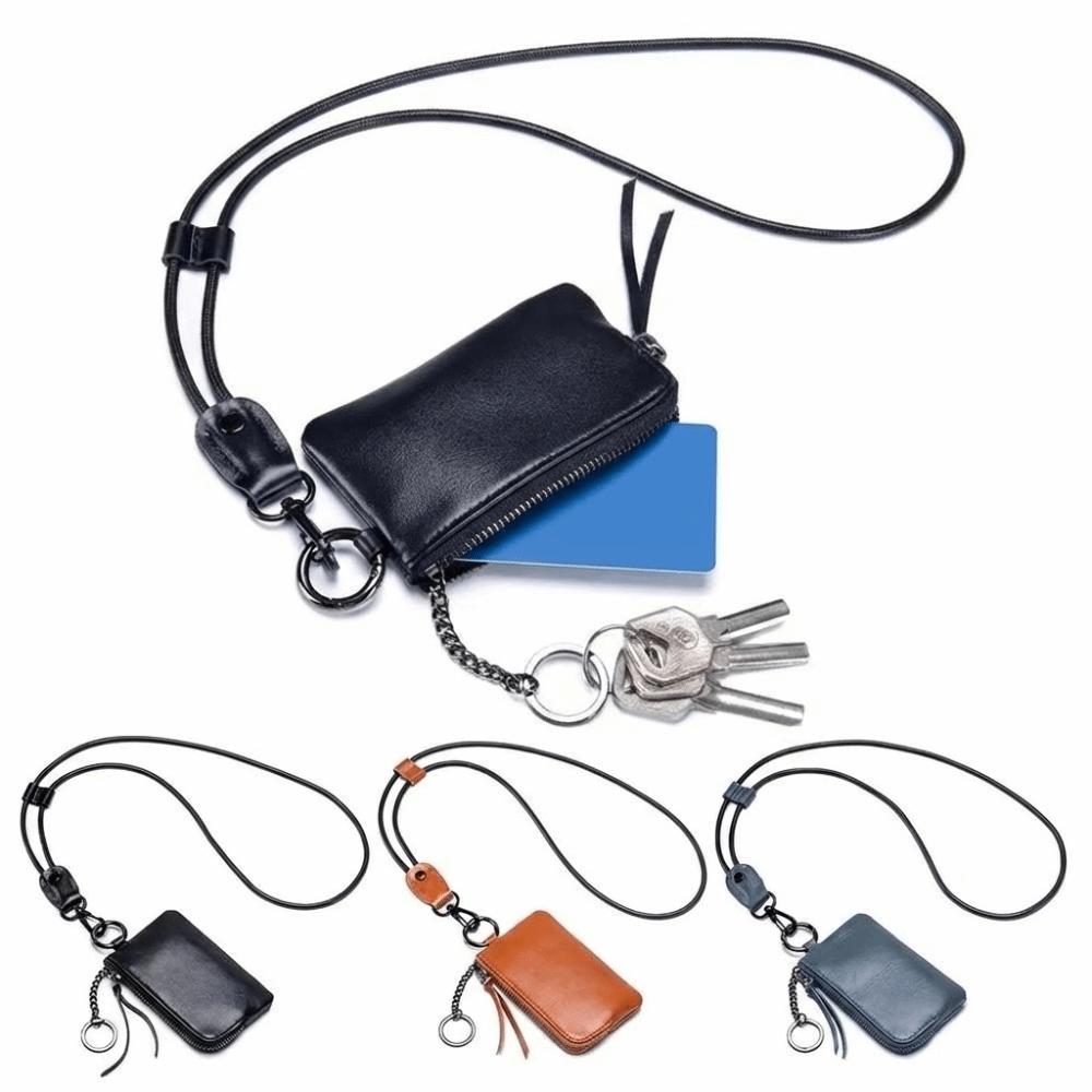 Soft Mini Coin Purse PU Key Holder Purse Simple Card Holder  Outdoor