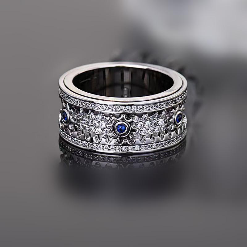 

Унисекс Кольцо Удачи с Вращающимся Механизмом: Декомпрессия и парный дизайн Size 9