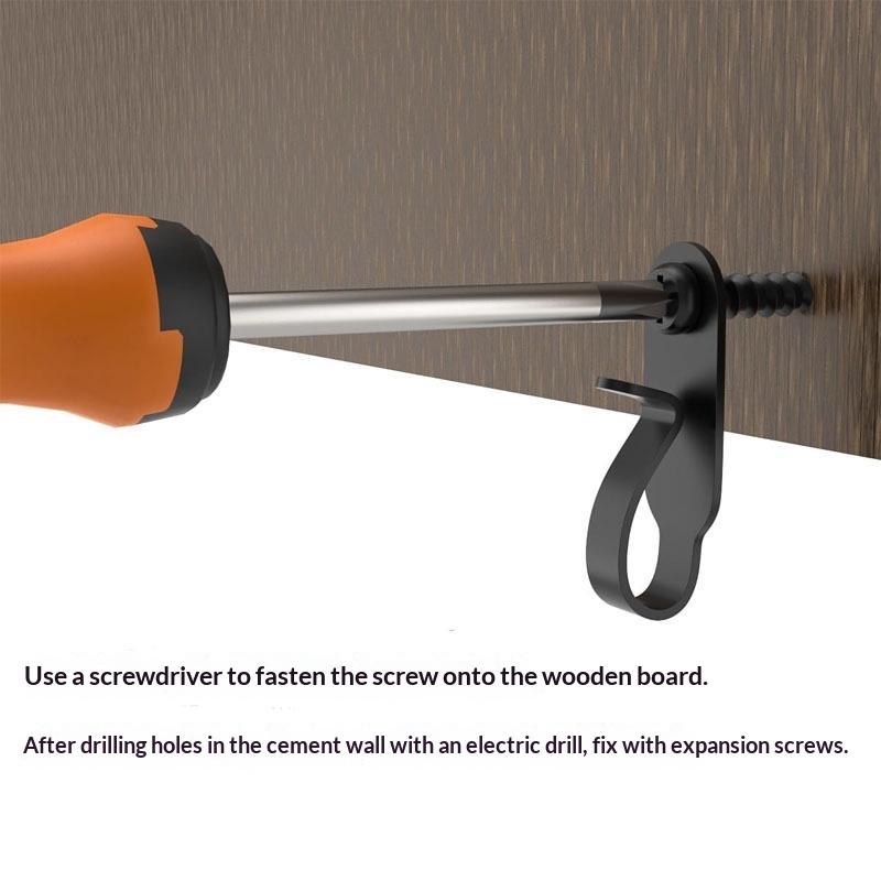 10Pcs Plastic Lights Hook With Screw New String Light Hangers Garage Hooks For Indoor Outdoor Holiday Lights Accessories