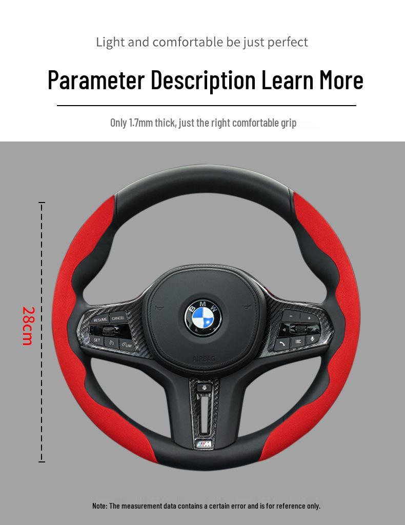 Voyah Suede Steering Wheel Cover for FREE/ZhuiGuang/Dreamer EV - Ultra-thin for All Seasons