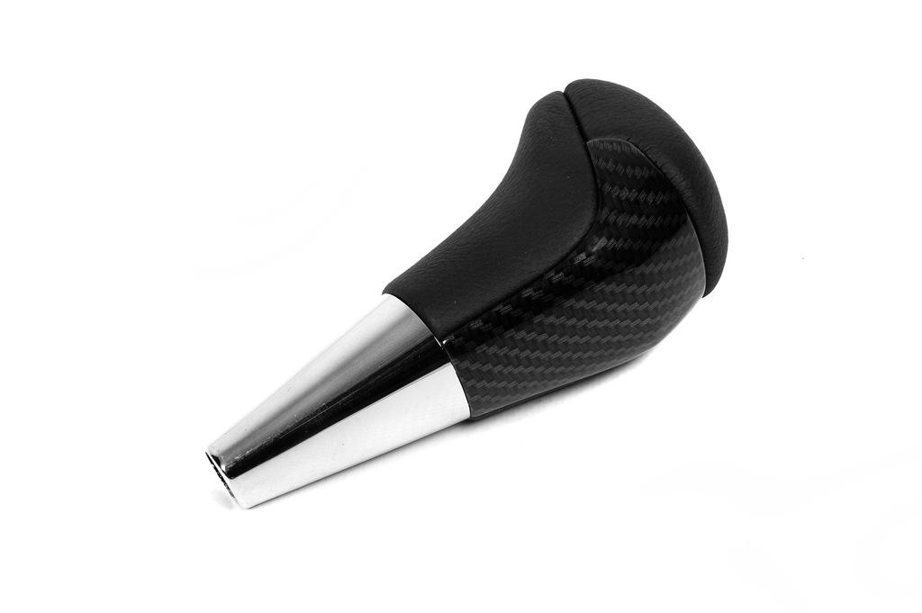 Gear Knob (Black Leather-2025carbon) for Toyota Land Cruiser 200