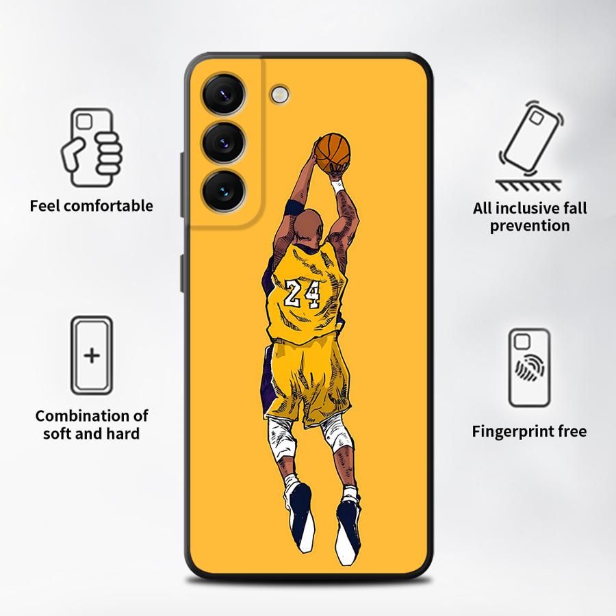 Basketball Players Cool Phone Case for Samsung Galaxy A53 A22 A52 A55 A56 A33 A54 A25 A23 A72 A24 A25 A35 A35 A32 A73 Soft Cover