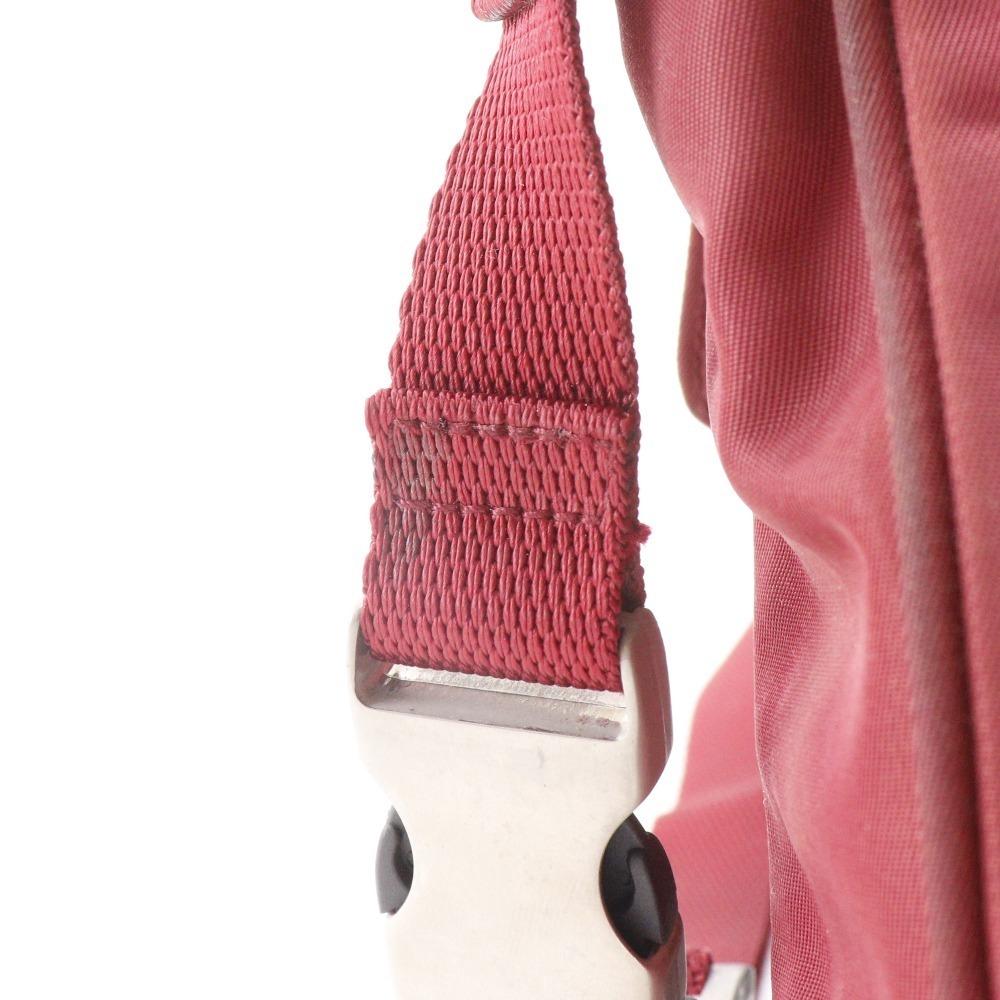 PRADA 2WAY waist bag Shoulder Bag MV583 CERISE Red Nylon Women Used