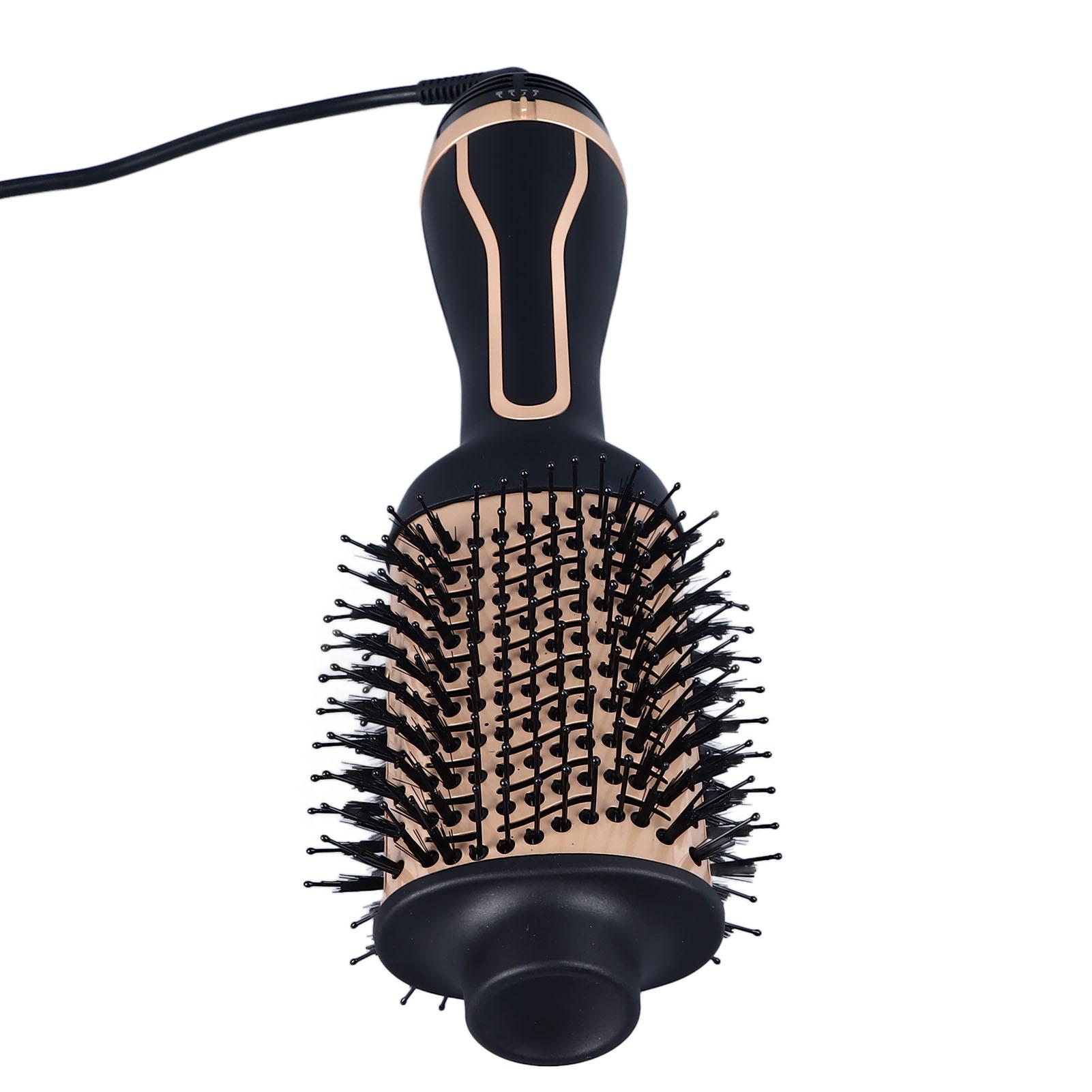 

Hair Blow Dryer Brush 3 Temp Settings 1000W Reduce Static Hair Styling Hot Air Brush US Plug