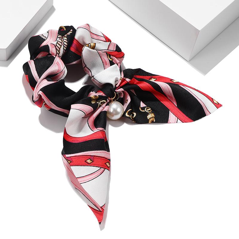 Buy Sweet Women Fashion Satin Ribbon Bow Hair Band Rope Scrunchie