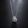 Copper for women wedding Noble Beautiful fashion Elegant charm pretty pendant chain Necklace jewelry