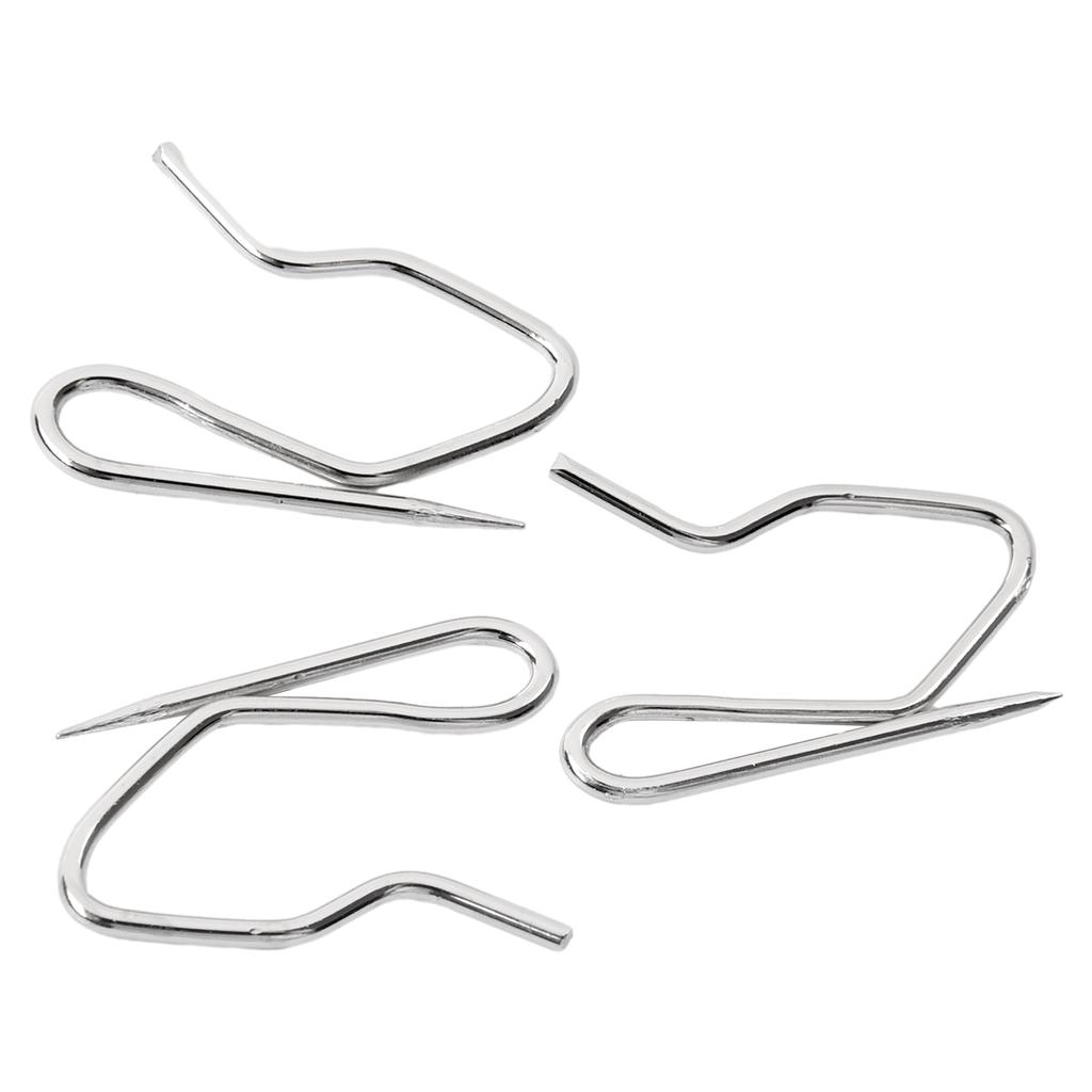 10/20/50pcs Urtain Hook Metal Pin S Curtain Shower Curtain Hanging Home Curtain Hardware Accessories