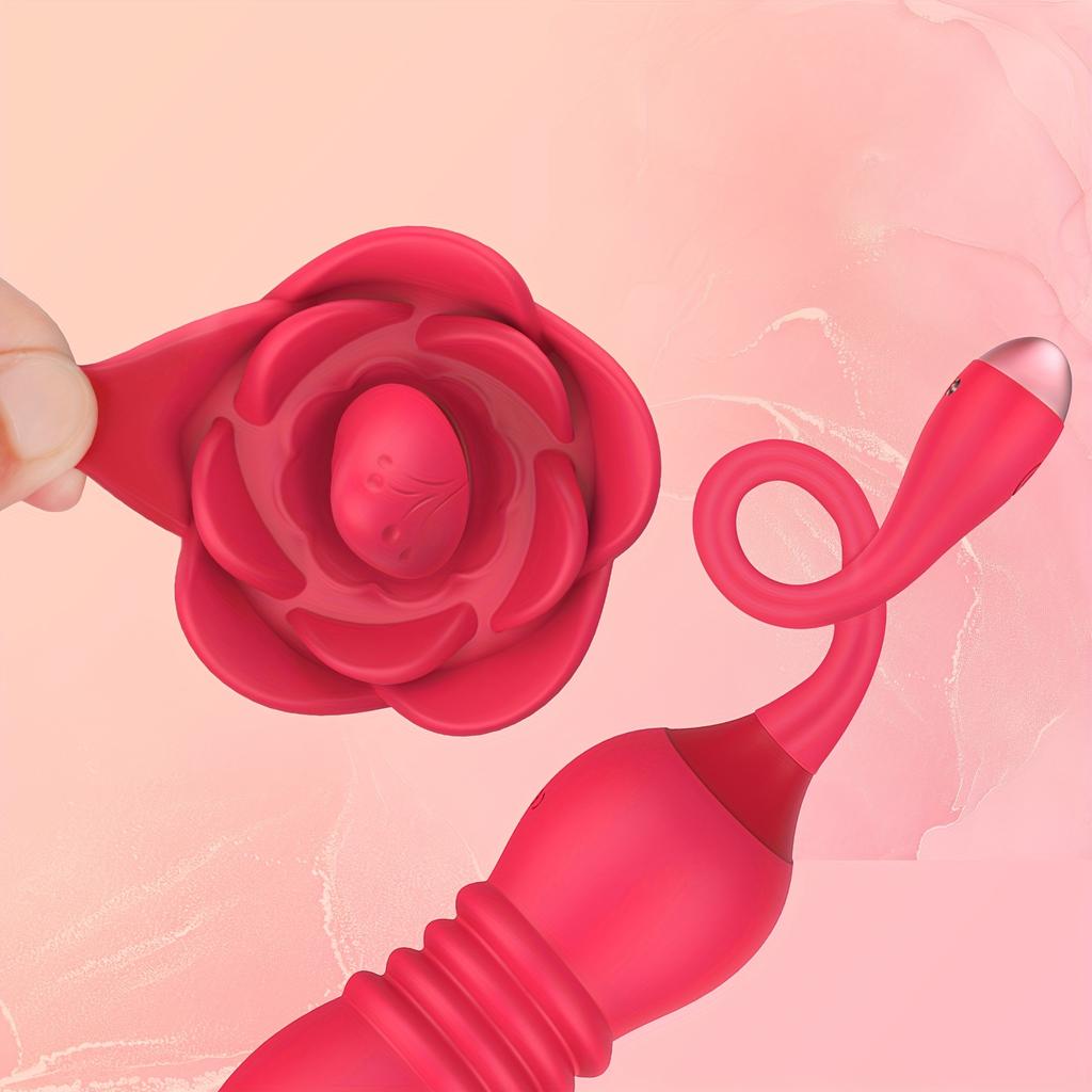 Female Sex Toy Vibrator Lick Vibrator Female Sex Stimulator Adult Toys Thrust Dildo with 7 Tongue Modes Vibradores Couples