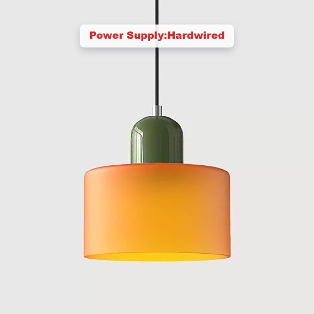 Colorful Design Glass Pendant Light Artistic Nordic Chandelier Creative Design Vintage Style Ceiling Lamp Dinner Table