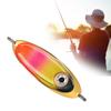 Glowing Fishing Spoon Attracting Fish LED Fishing Lure Light Flasher Fishing Baits Glow In Dark Night Fishing Accessory