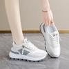 Fashion Spring and Autumn New Sneakers Fashion Round Toe Front Lace-up Colorblock Platform Non-slip Low-top Single Shoes