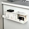 Under Desk Cable Management Tray with Power Strip Holder - No Drill Installation, Mesh Organizer for Office Home 1/2 Pack