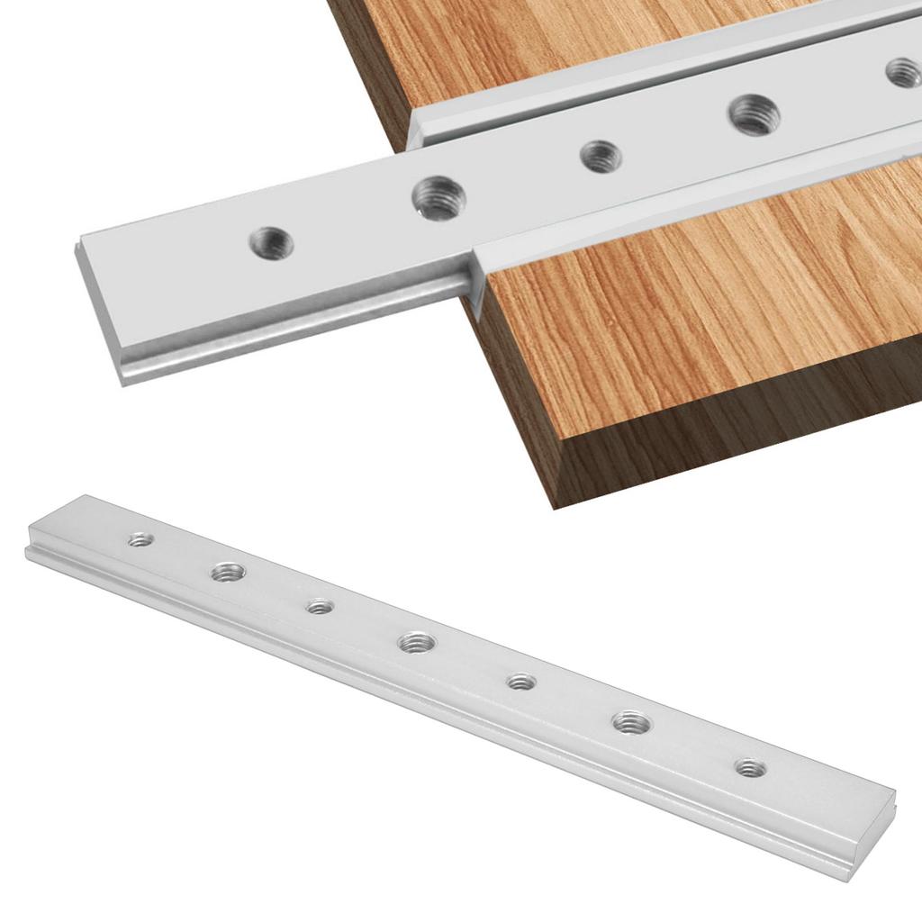 T Slot Miter Track Jig 200mm Aluminum Alloy T Screw Miter Bar Accessory for Woodworking